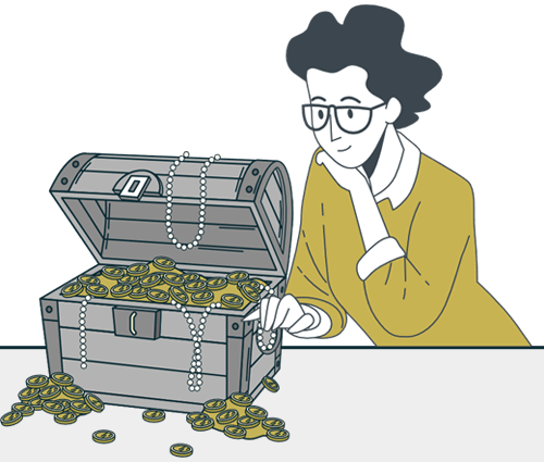 finding scrap gold to sell